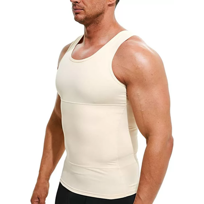 Men's Slimming Undershirt Body Shaper Vest