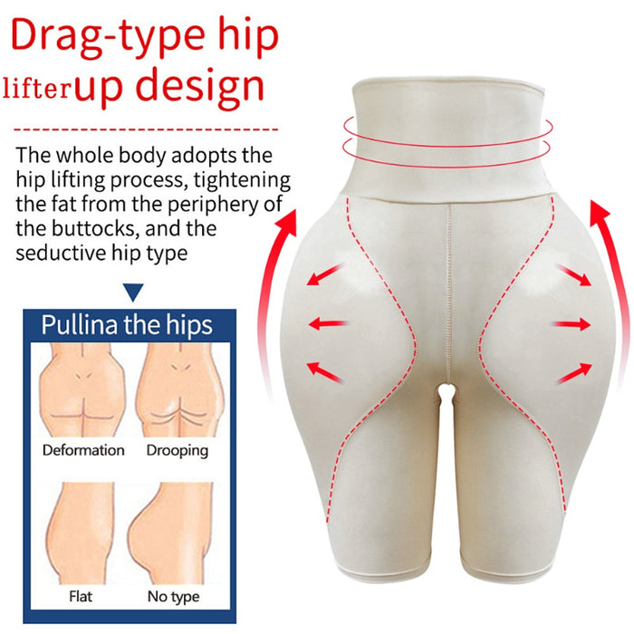 Women's Push Up Hip Enhancer Shorts With Pads