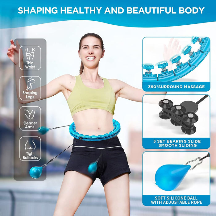 Adjustable Infinity Hula Exercise Hoop