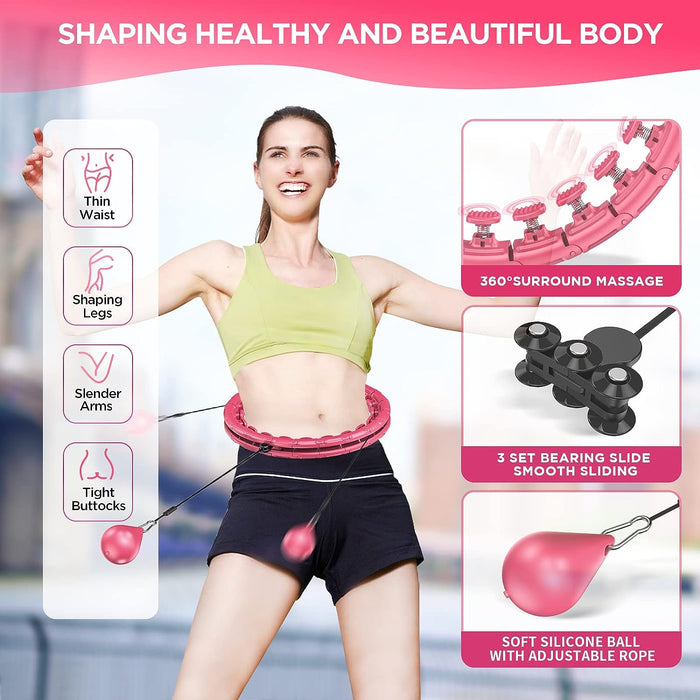 Adjustable Infinity Hula Exercise Hoop