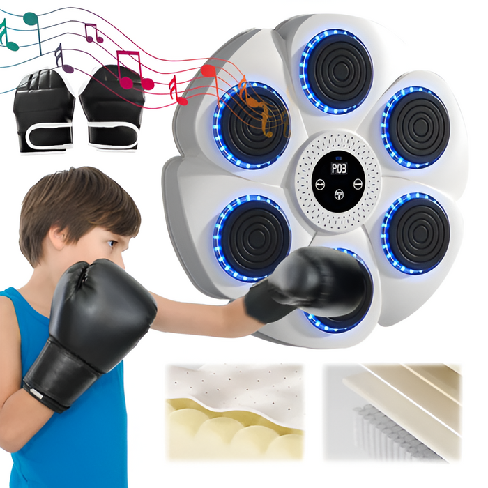 Interactive Fitness Boxing Trainer With Adjustable Modes