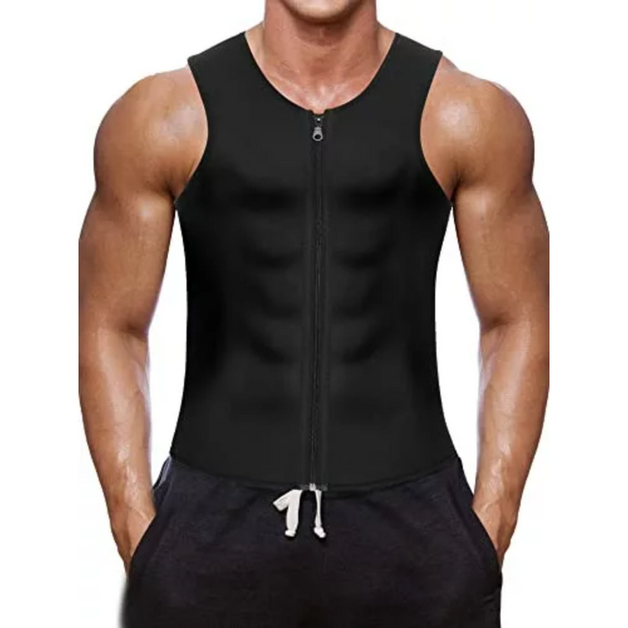 Men Body Top Shaper Zipper