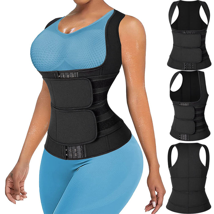 Women's Binders and Shapers Modeling Strap Slimming Sheath Flat Belly Sauna Suit