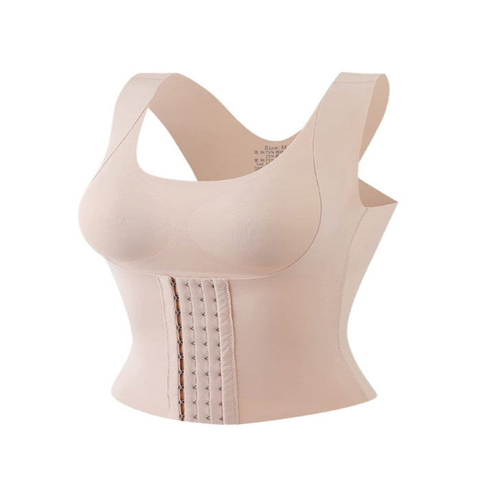 Waist Buttoned Seamless Shapewear For Women