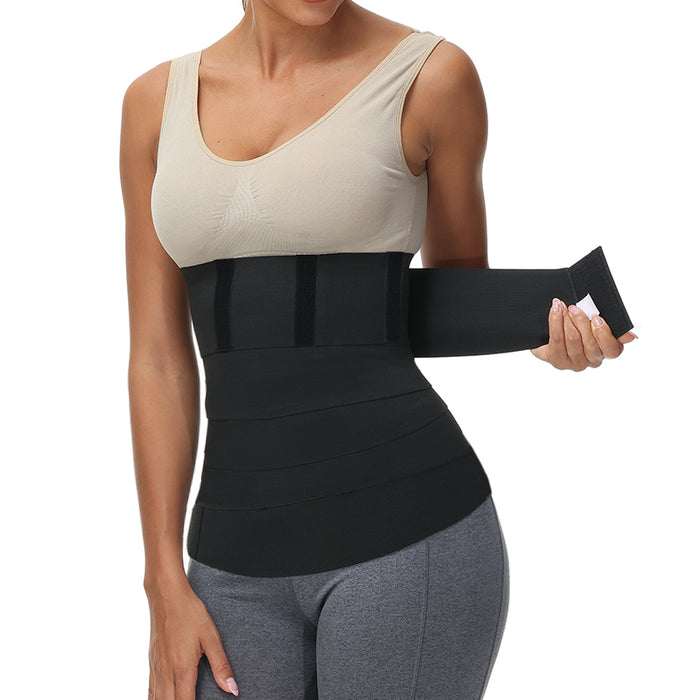 Buckle Snatched Waist Trainer Bandage Wrap Shapewear