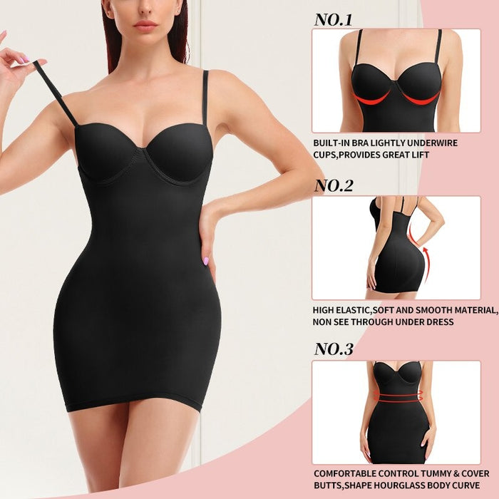 Women Full Slips Basic Under Dress