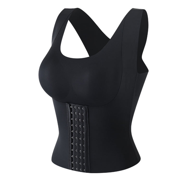 Waist Buttoned Seamless Shapewear For Women