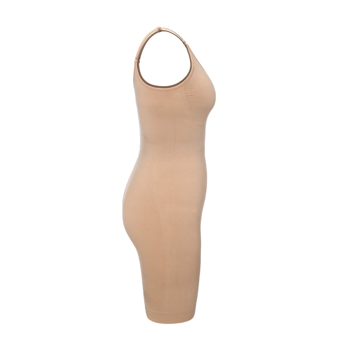 V Neck Full Slip Body-con Shapewear For Women