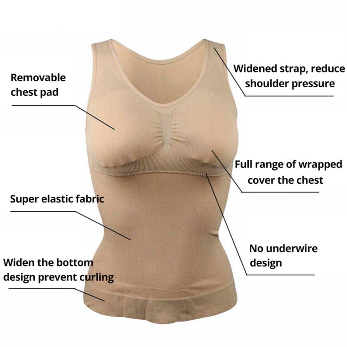 Women Shapewear Padded Tank Top