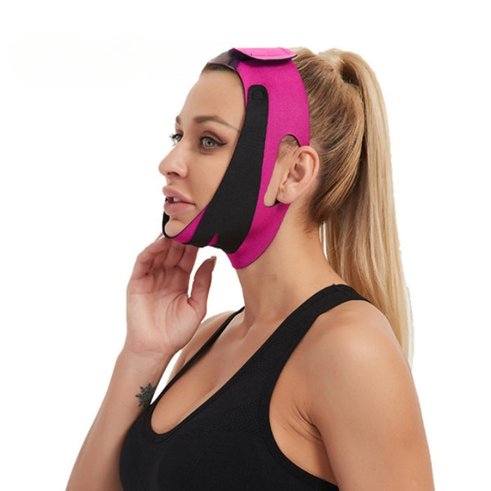 Women Elastic Face Slimming Bandage