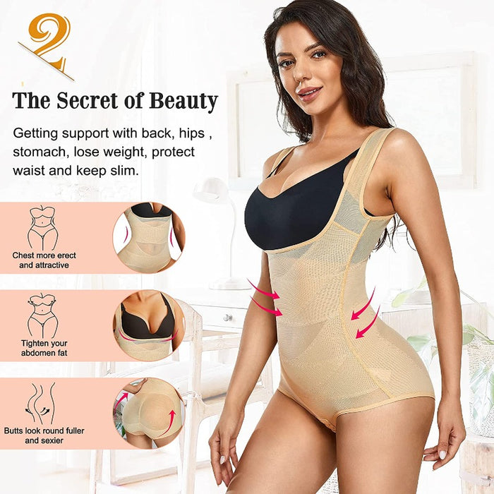 Seamless Tummy Control Shapewear Bodysuit For Women