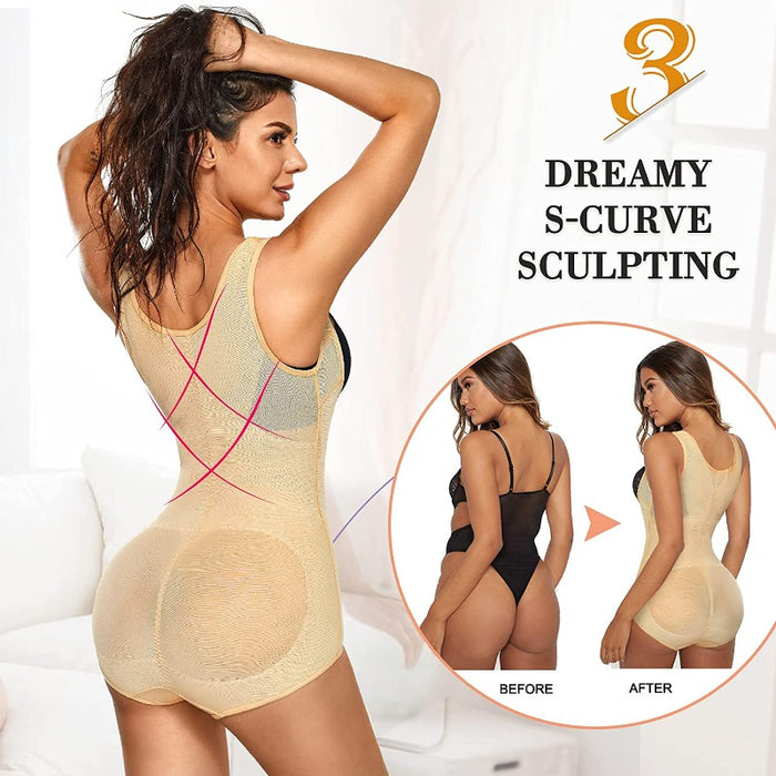 Seamless Tummy Control Shapewear Bodysuit For Women