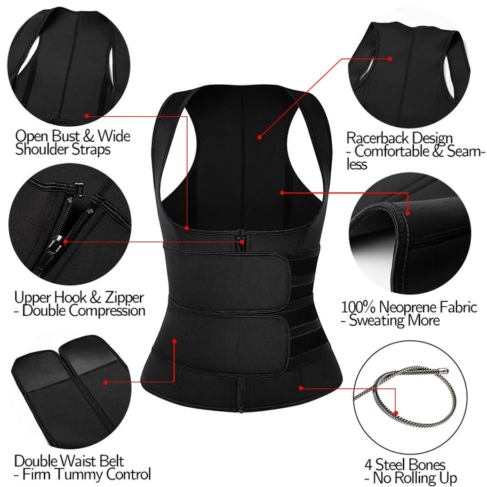 Sweat Waist Trainer Vest Slimming Corsets
