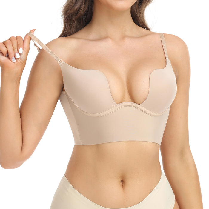 Backless Shapewear Push Up Padded Bra