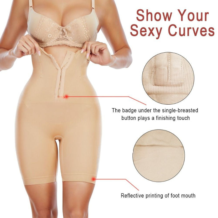 Spandex Adjustable Tummy Control Hight Waist Shapewear For Women