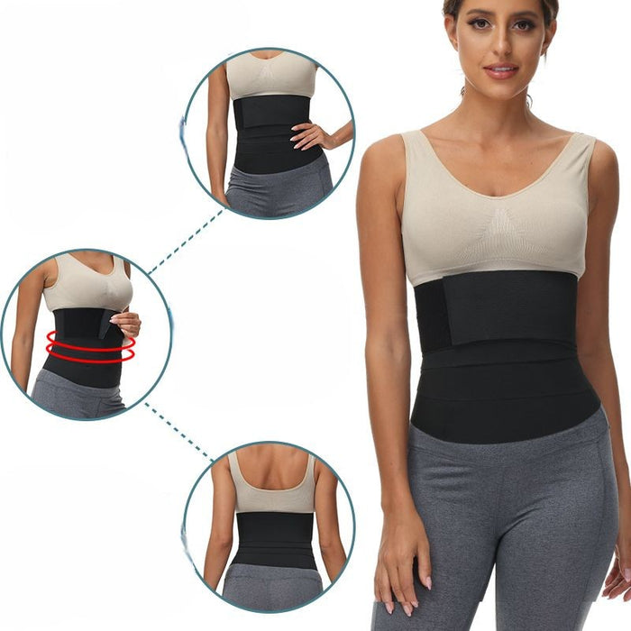 Bandage Wrap Waist Trimmer Back Support Body Shaper