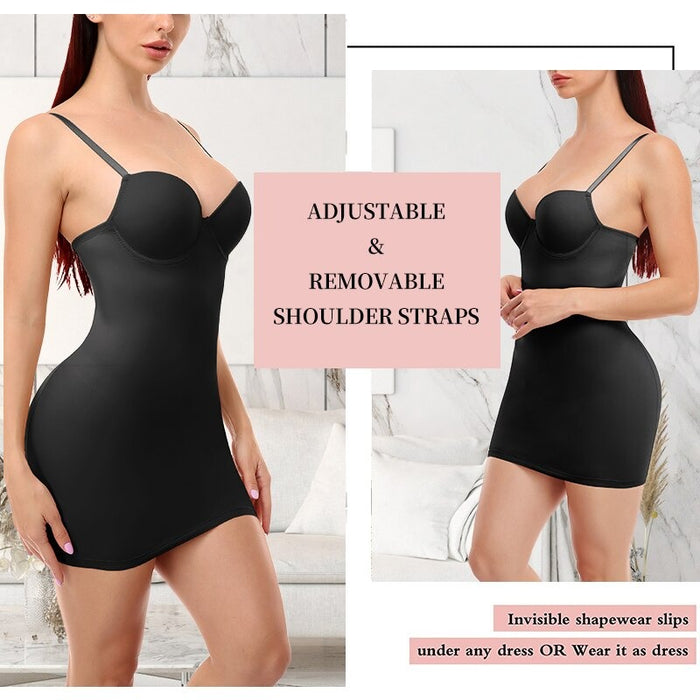 Women Full Slips Basic Under Dress