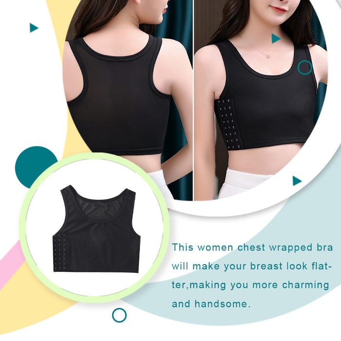 Women Breathable Chest Side Buckle Short Vest